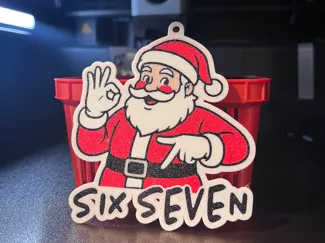 Santa 67 Ornament