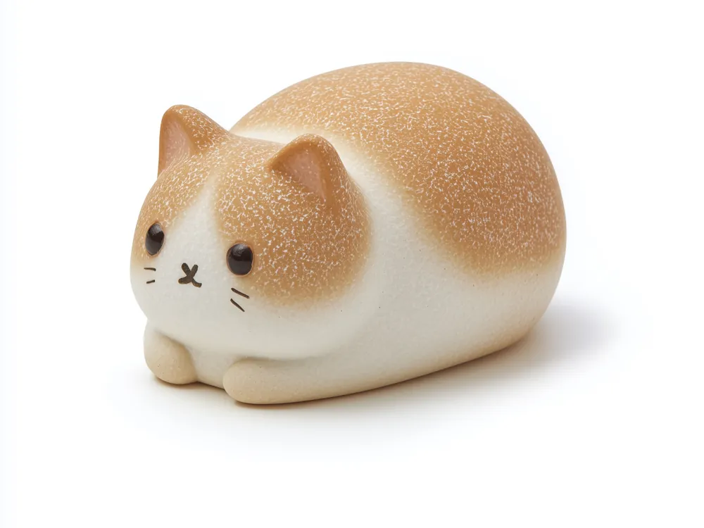 Soporte: Cat loaf bread - Single Color. Referencia del modelo original.
