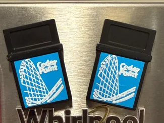 Cedar Point Trash Can Magnet