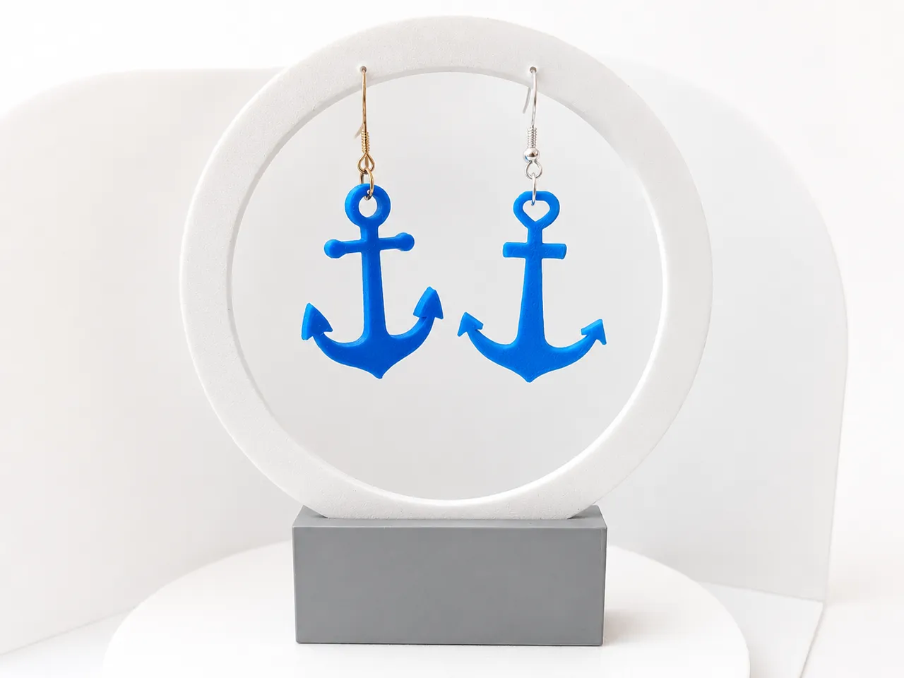 Cute Anchor Earrings view 2