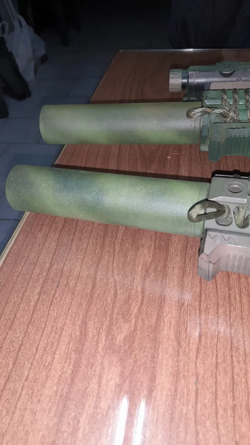 3 parts 160mm Airsoft Silencer/Suppressor
