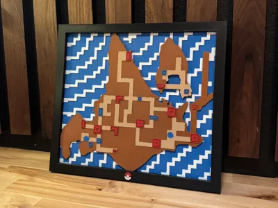 Pokemon Sinnoh Map