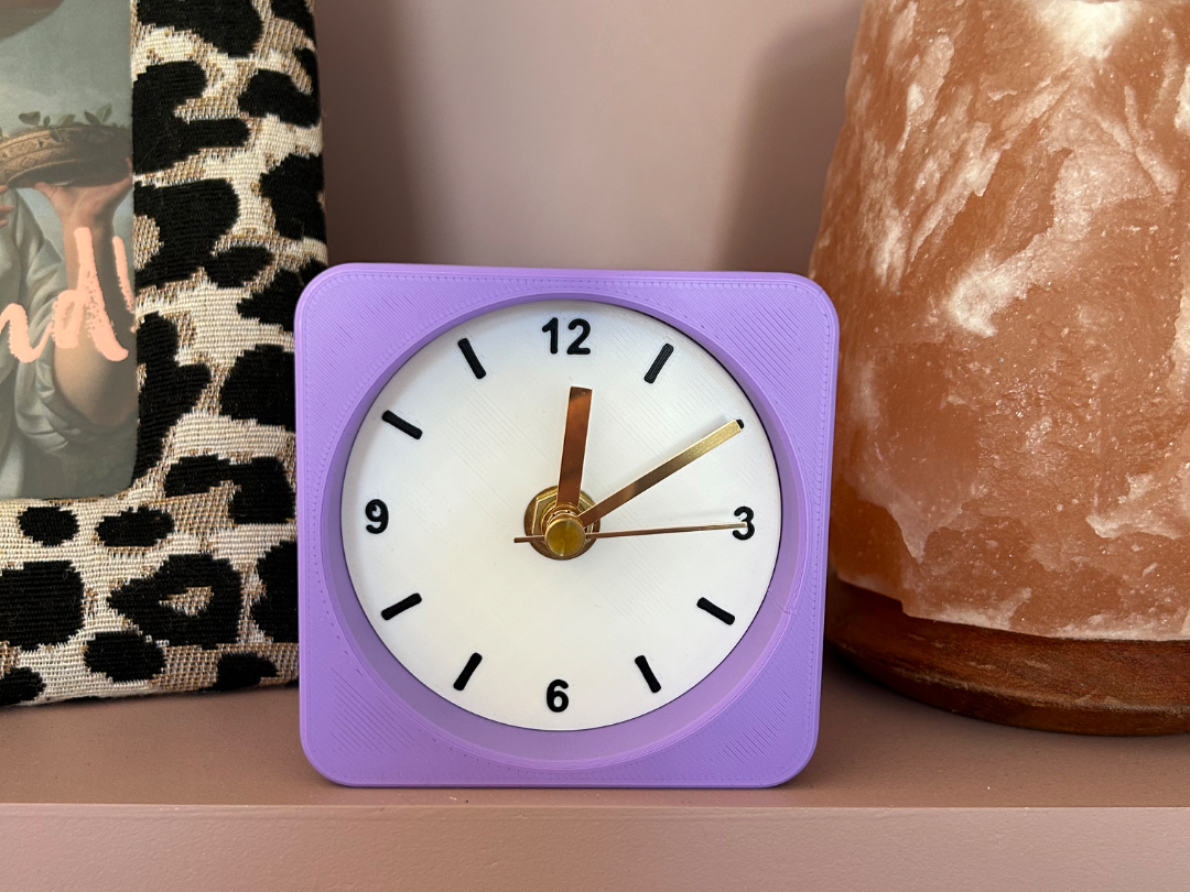 "The Block" - Modern Desk Clock