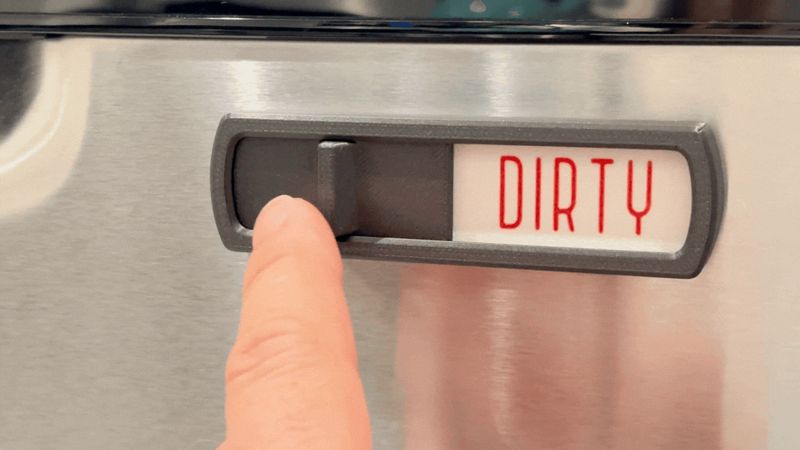 Dishwasher clean/dirty sign