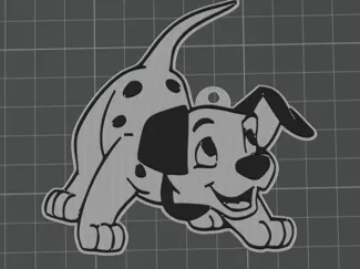Dalmatians Keychain