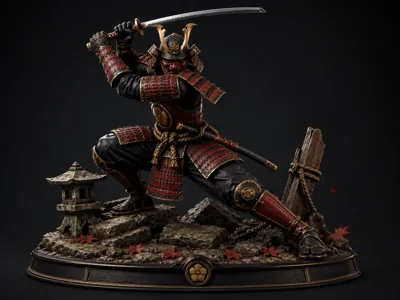 Samurai Warrior Figure