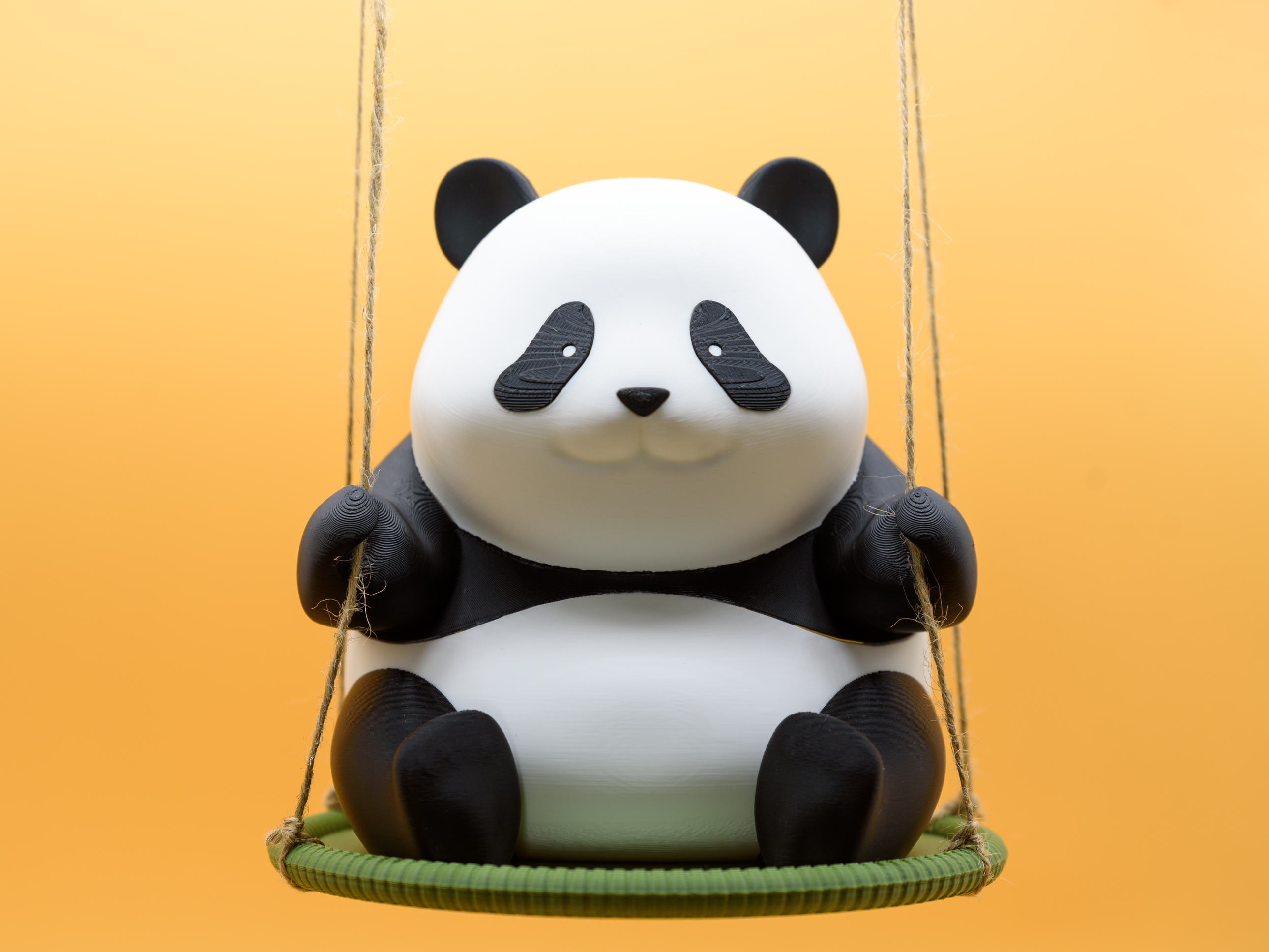Miniatura 3 do modelo 3D 秋千熊猫灯笼