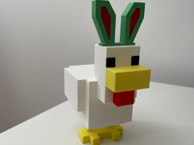 Minecraft easter chicken