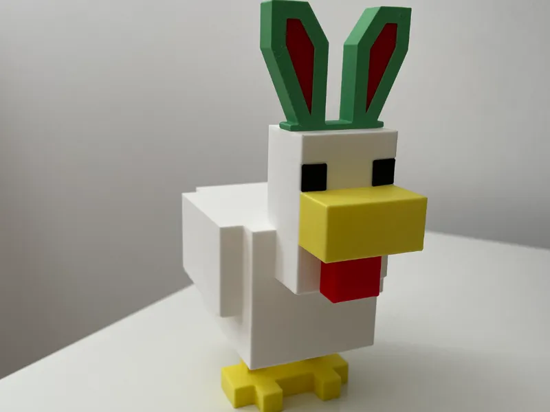 Minecraft easter chicken