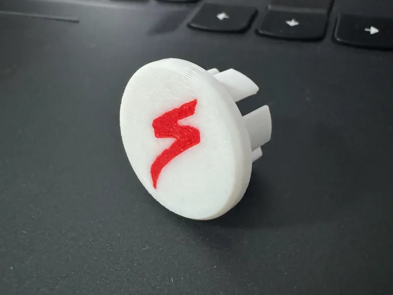 公路车自行车山地车把带末端收尾塞（闪电）road bike handlebar cap