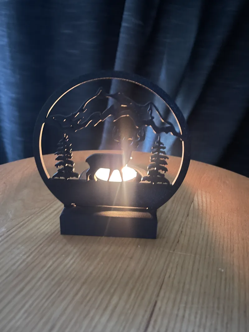 Deer Candle Holder kit