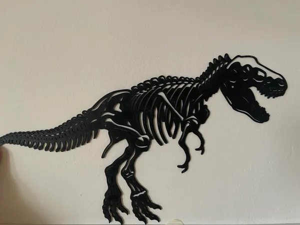 Art mural T-Rex