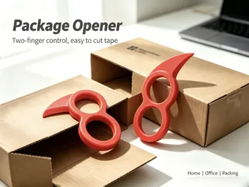 Modelo para impresión 3D: 开箱刀 快递刀(省力版) — vista de referencia 4