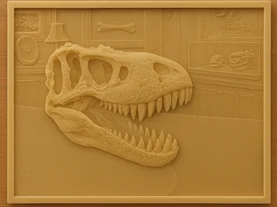 Photo with backlit frame