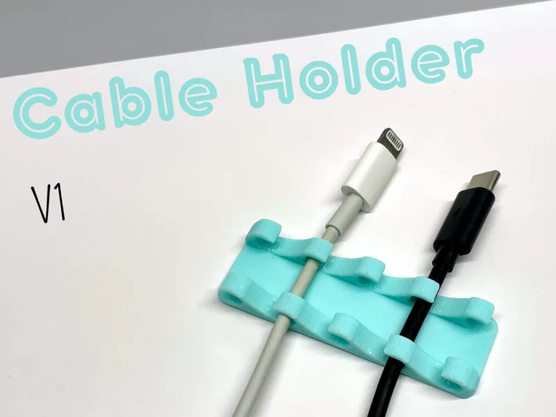 Cable Holder Wave