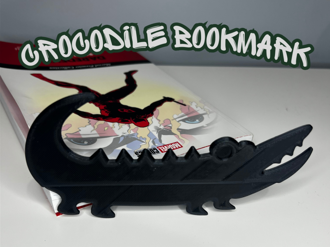 crocodile bookmark