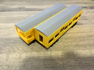 Simple realistic looking trains