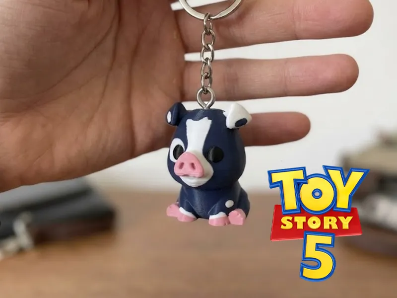 Blaze's Pig Pet Multicolor Keychain  - Toy Story 5