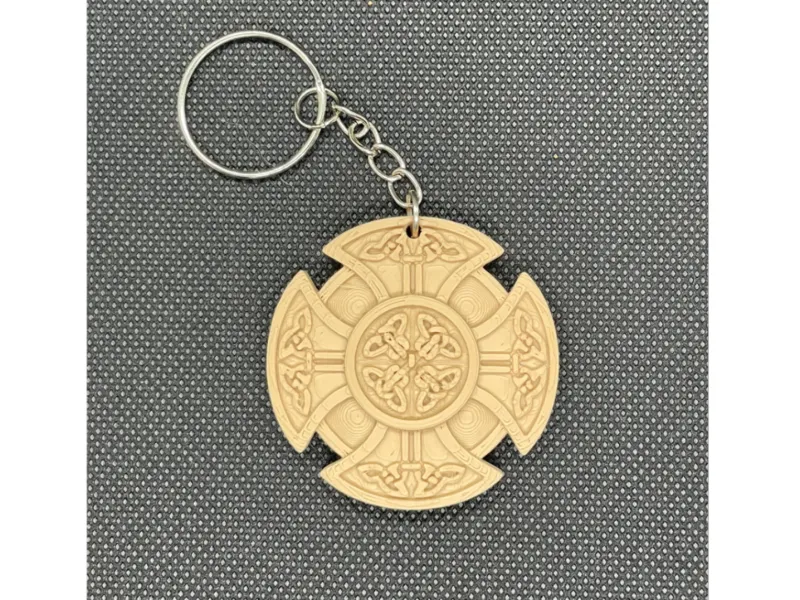 Irish Celtic Knot Keychain 