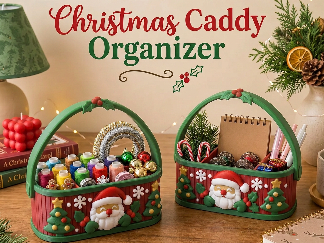 Christmas Caddy Organizer - 3D printed Office, in stock in India