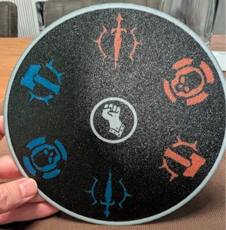 Objektive marker for Warhammer Tabletop Games