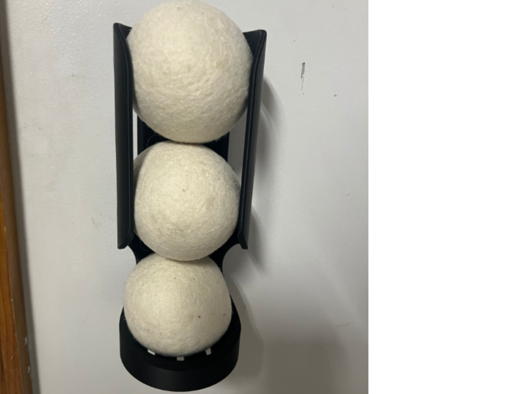 Dryer Ball Dispenser - Enlarged