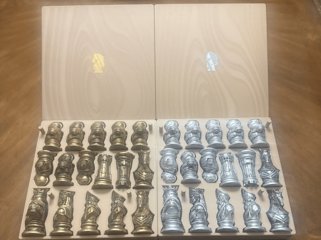 Medieval Stylized Chess Piece Holders