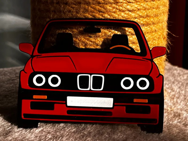 BMW E30 Wand Tattoo 