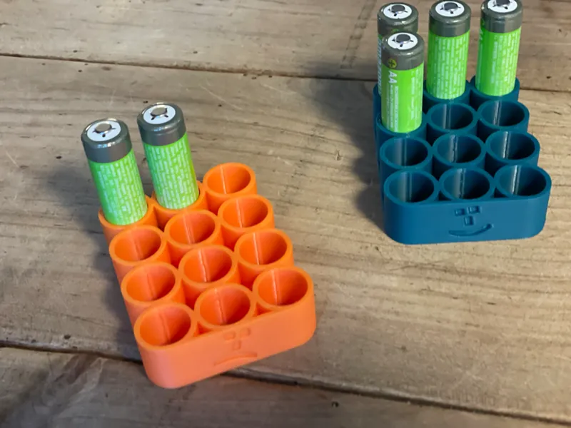 Battery Holder AA loaded/unloaded/neutral