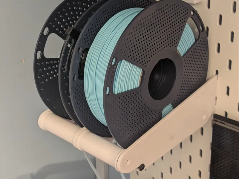 Dual Spool Rollers for IKEA Skadis