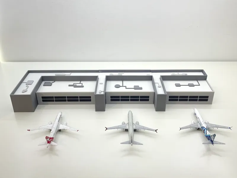 1:400 Model Aircraft Airport Terminal