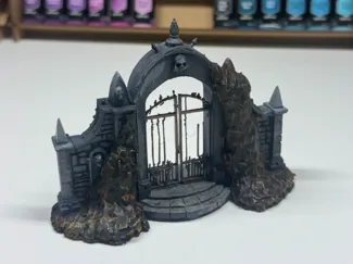 Miniatura cancello cimitero