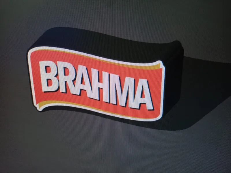Cartel Luminoso Brahma