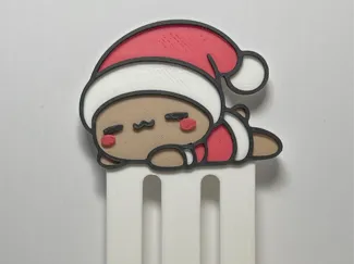 Gingerbread Santa Bookmark