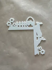 Décor de porte lapin de Pâques — photo 2