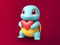 Figurine Carapuce édition Saint-Valentin — photo 1