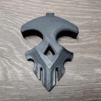 Collier pendentif crâne et dague — photo 2