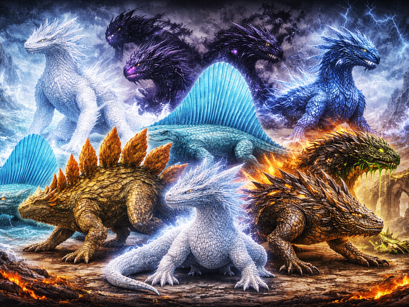Elemental Dragon Collection