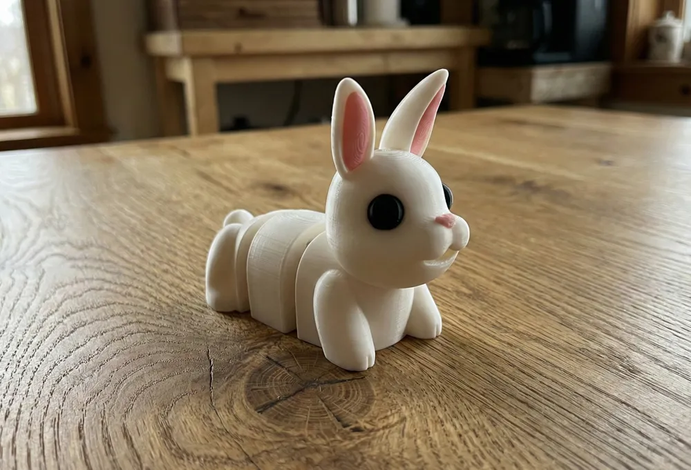 Articulated Rabbit – Cute Flexi Bunny Toy - Free 3D Print Model ...