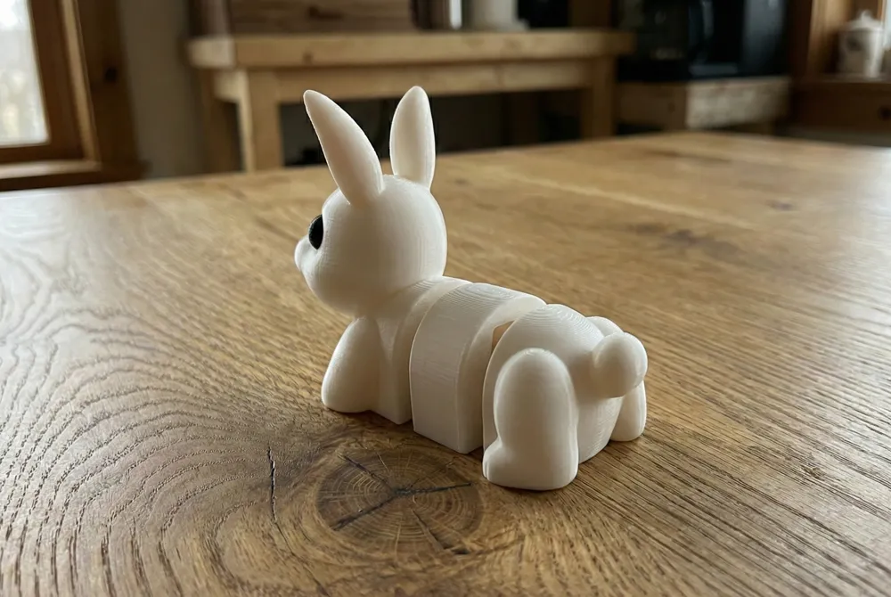 Articulated Rabbit – Cute Flexi Bunny Toy - Free 3D Print Model ...