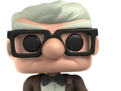 Carl Fredricksen (UP) Multipart | AMS Ready