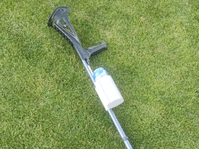 Universal Crutch Cup Holder  Phone Mount