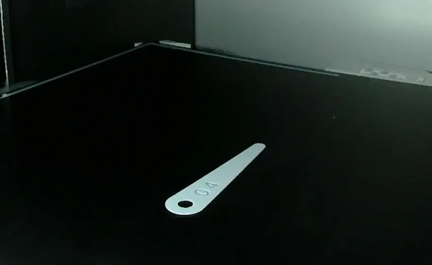 Bed Tramming feeler gauge (0.4 mm for nondestructive leveling) Bambu