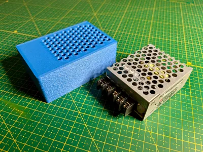 Enclosure for the MEAN WELL RS-15-5 power supply
