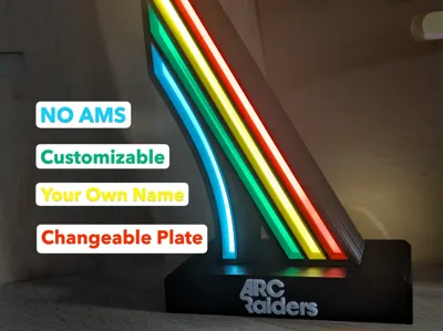 ARC RAIDERS Lightbox No AMS + Custom Name