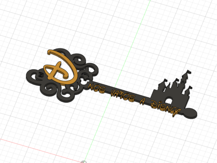 Llave 3D “Nos Vamos a Disney” 