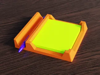Sticky Note and Pen Holder