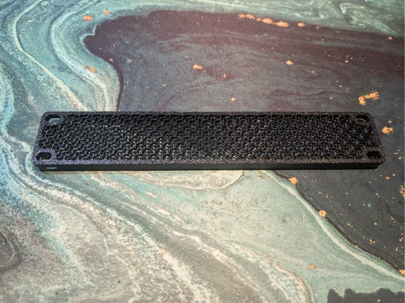 10" Rack - 1U Blank/Cover Vented Panel