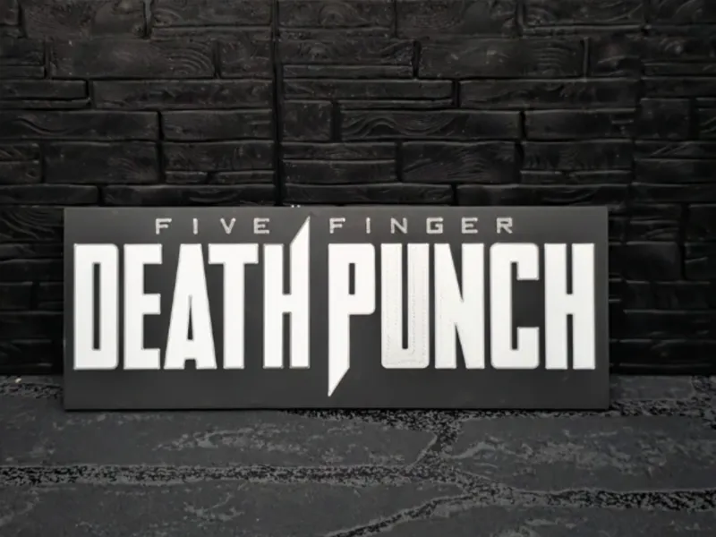 Magnet Schild "Five Finger Death Punch"
