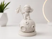 Astronaute sur la Lune - figurine décorative — photo 1